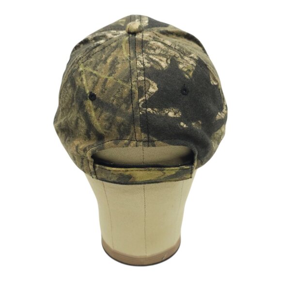 Mossy Oak Field Staff Ole Miss Rebels Camo Strapback Cap Trucker Baseball Hat - Picture 4 of 15